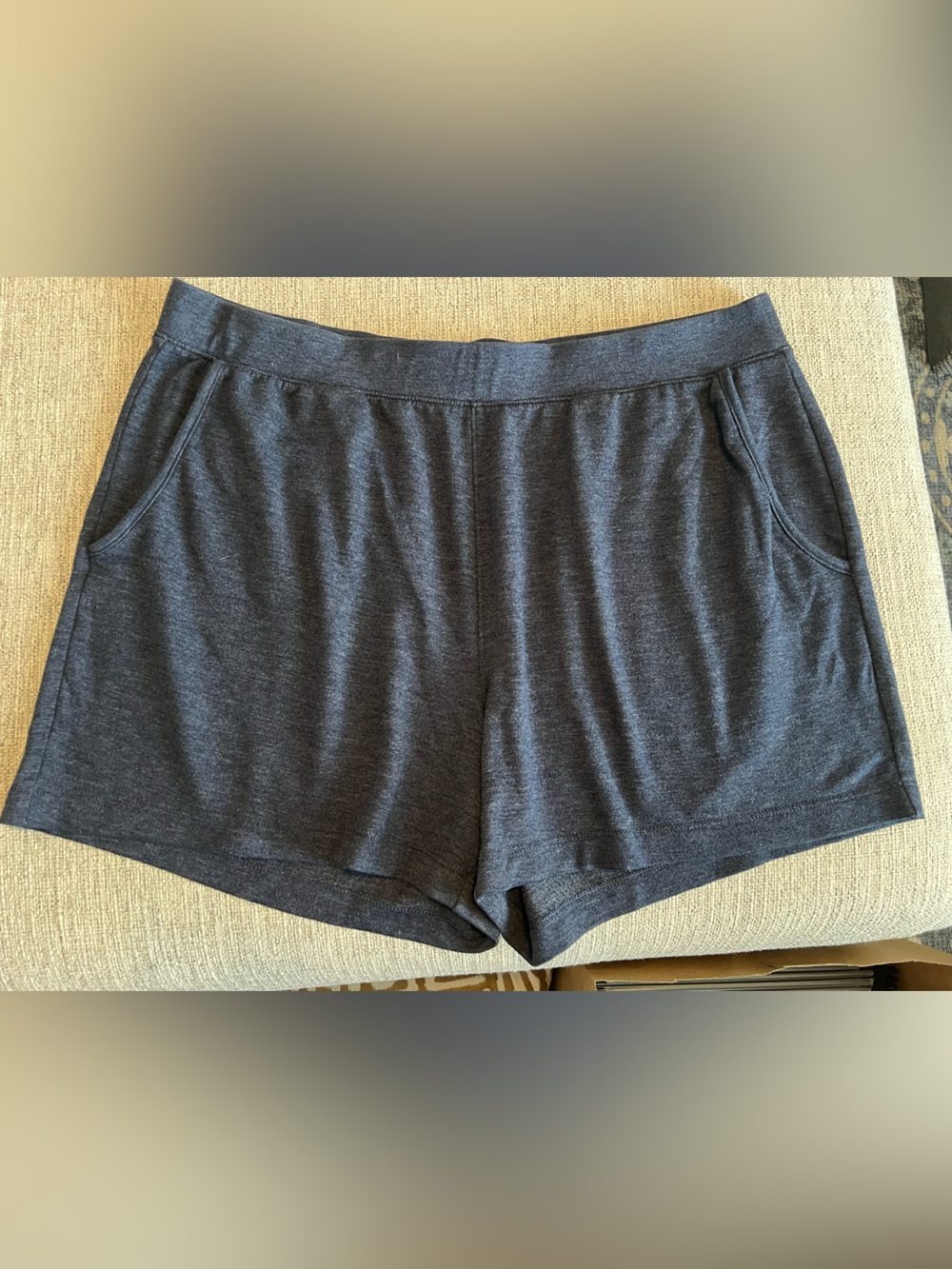Banana Republic Women’s Knit Shorts in Heathered Navy